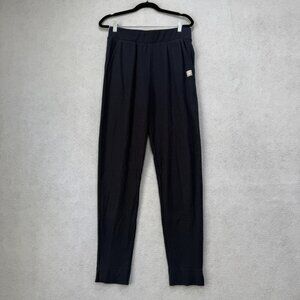 Straight Down Pants Womens Large Waffle Knit Lounge Made in USA Pockets